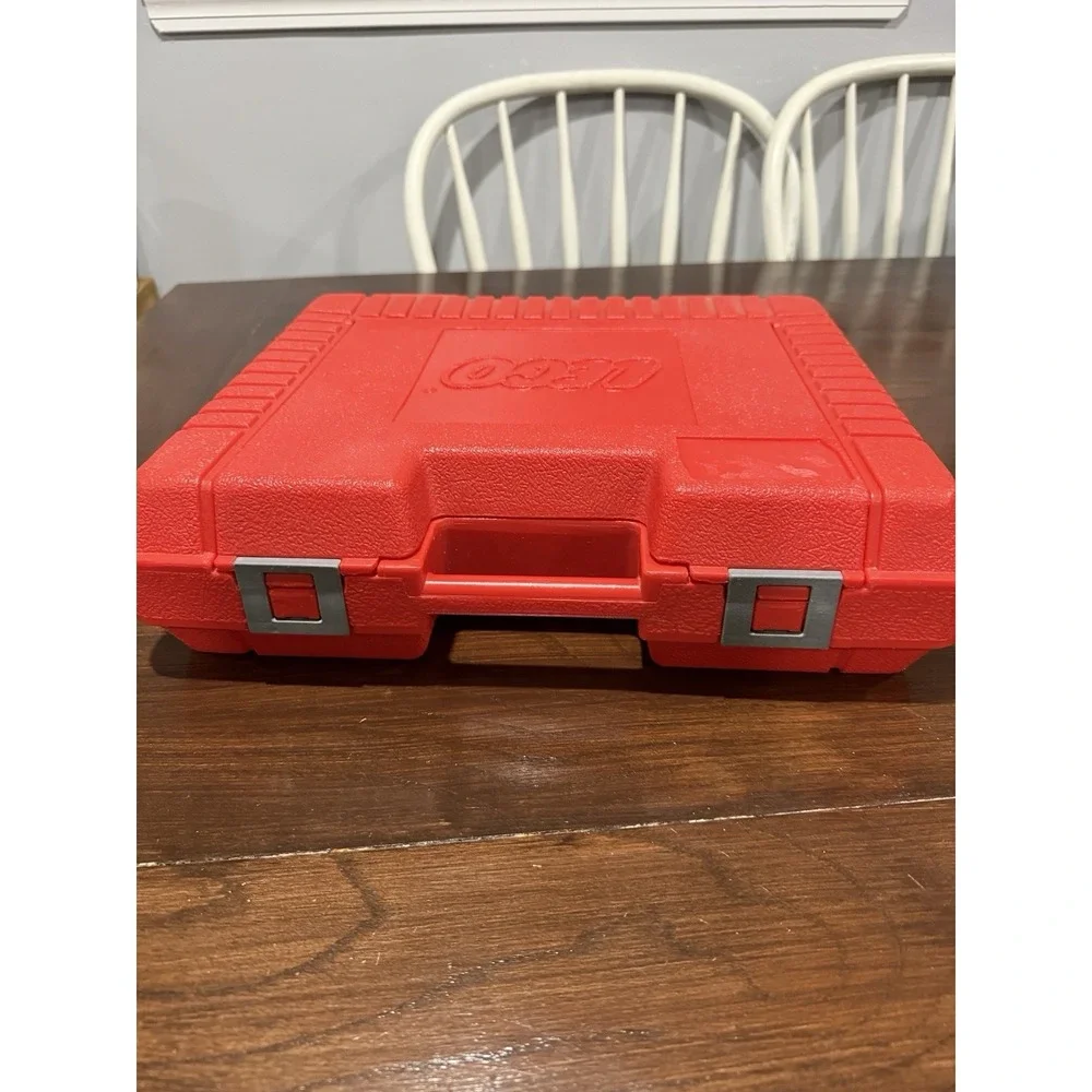 Vintage LEGO 1985 Red Plastic Storage Carrying Case Box Bin 15